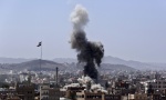   
Saudi-led coalition airstrike in Sana’a