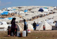 A Syrian refugee camp in Arsal