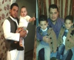   
Ali (left) and Mustafa (right) with their sons
