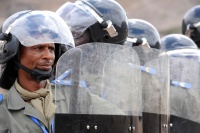es membres de la police de Djibouti